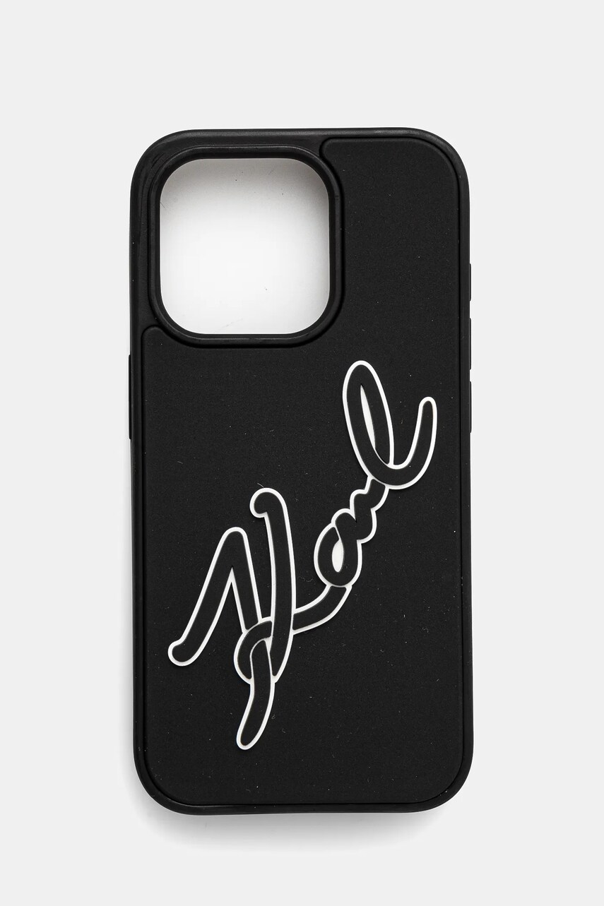 Кейс за телефон Karl Lagerfeld iPhone 15 Pro 6.1 в черно KLHCP15L3DRKSDLK, Черен
Кейс за телефон Karl Lagerfeld iPhone 15 Pro 6.1 в черно KLHCP15L3DRKSDLK, Черен