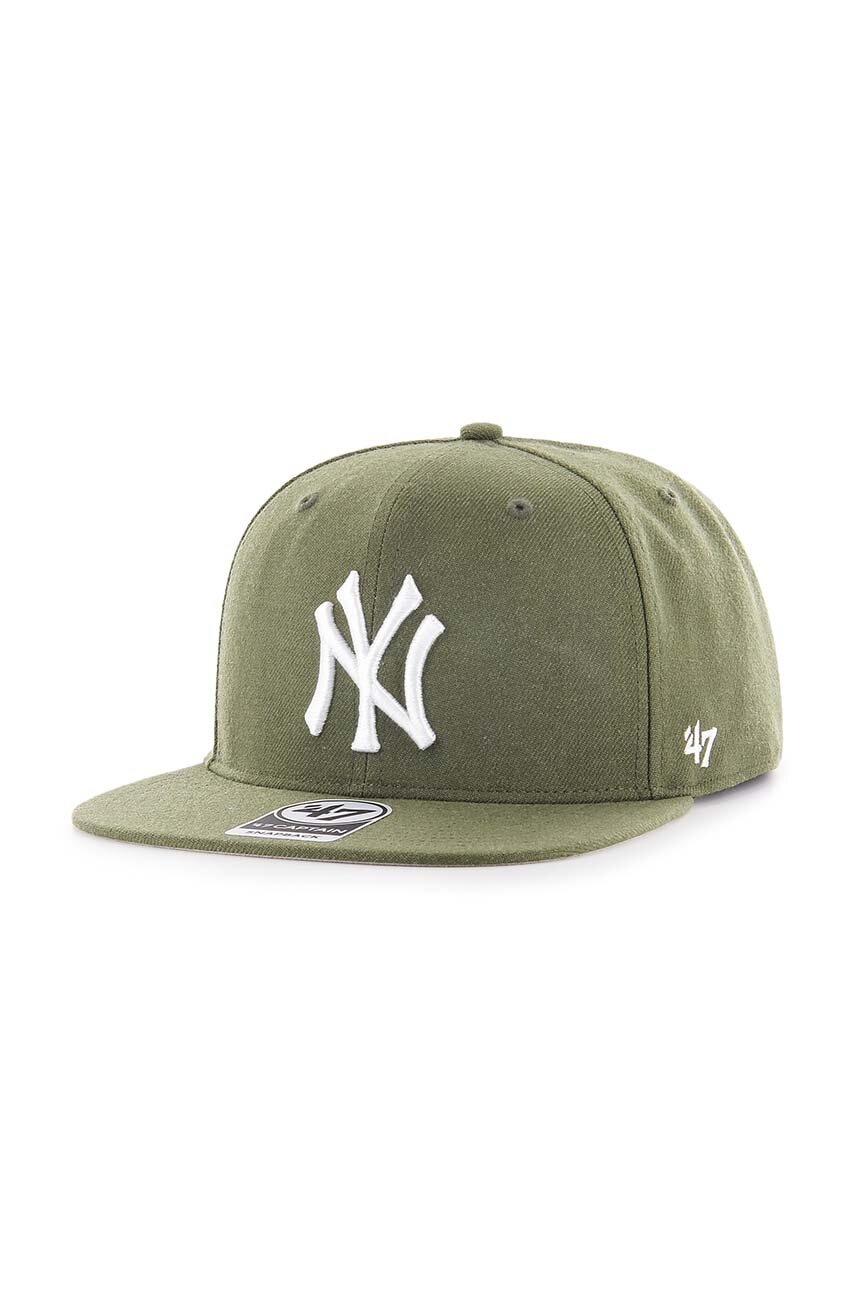 Вълнена шапка с козирка 47 brand MLB New York Yankees в зелено с апликация B-NSHOT17WBP-SWA, Зелен
Вълнена шапка с козирка 47 brand MLB New York Yankees в зелено с апликация B-NSHOT17WBP-SWA, Зелен
