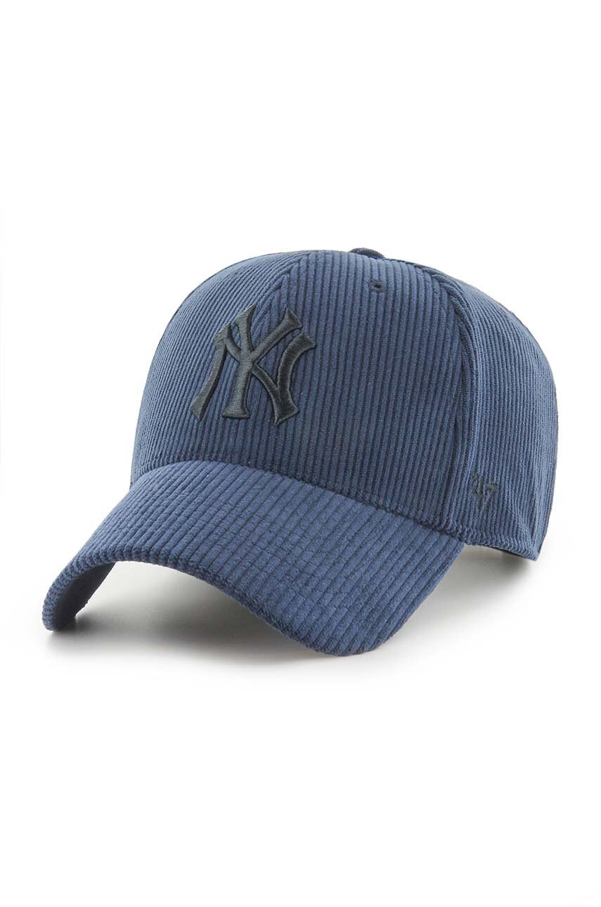 Джинсова шапка с козирка 47 brand MLB New York Yankees в тъмносиньо с апликация B-THCKM17EWS-NYA, Тъмносин
Джинсова шапка с козирка 47 brand MLB New York Yankees в тъмносиньо с апликация B-THCKM17EWS-NYA, Тъмносин