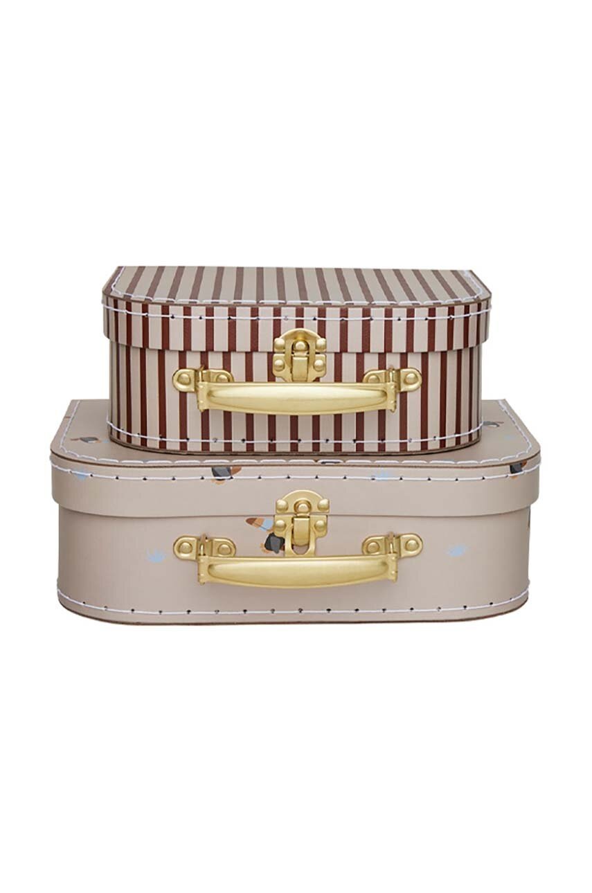 Комплект кутии за съхранение OYOY Mini Suitcase Toucan & Stripe (2 броя), Многоцветен
Комплект кутии за съхранение OYOY Mini Suitcase Toucan & Stripe (2 броя), Многоцветен