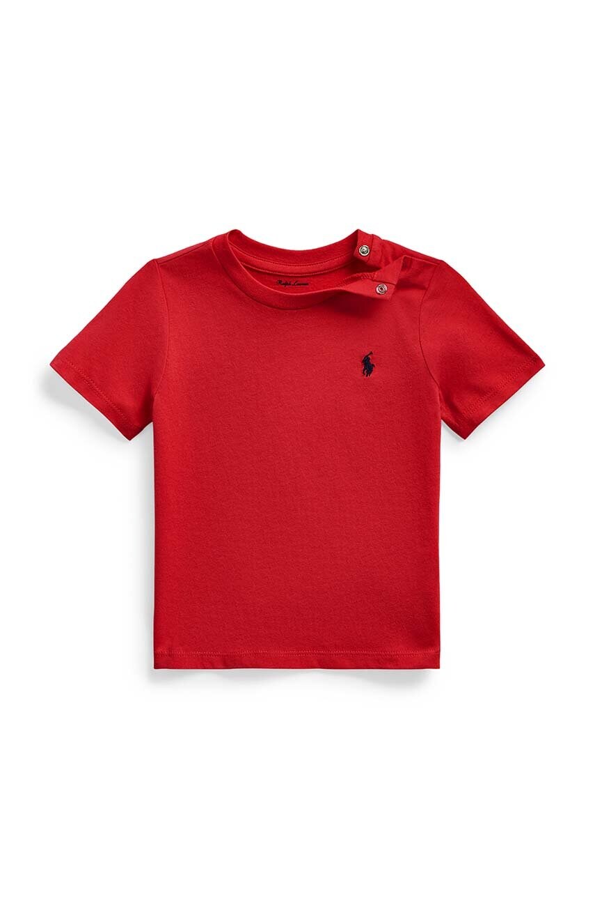 Бебешка памучна тениска Polo Ralph Lauren в червено с изчистен дизайн 320832904036, Червен
Бебешка памучна тениска Polo Ralph Lauren в червено с изчистен дизайн 320832904036, Червен