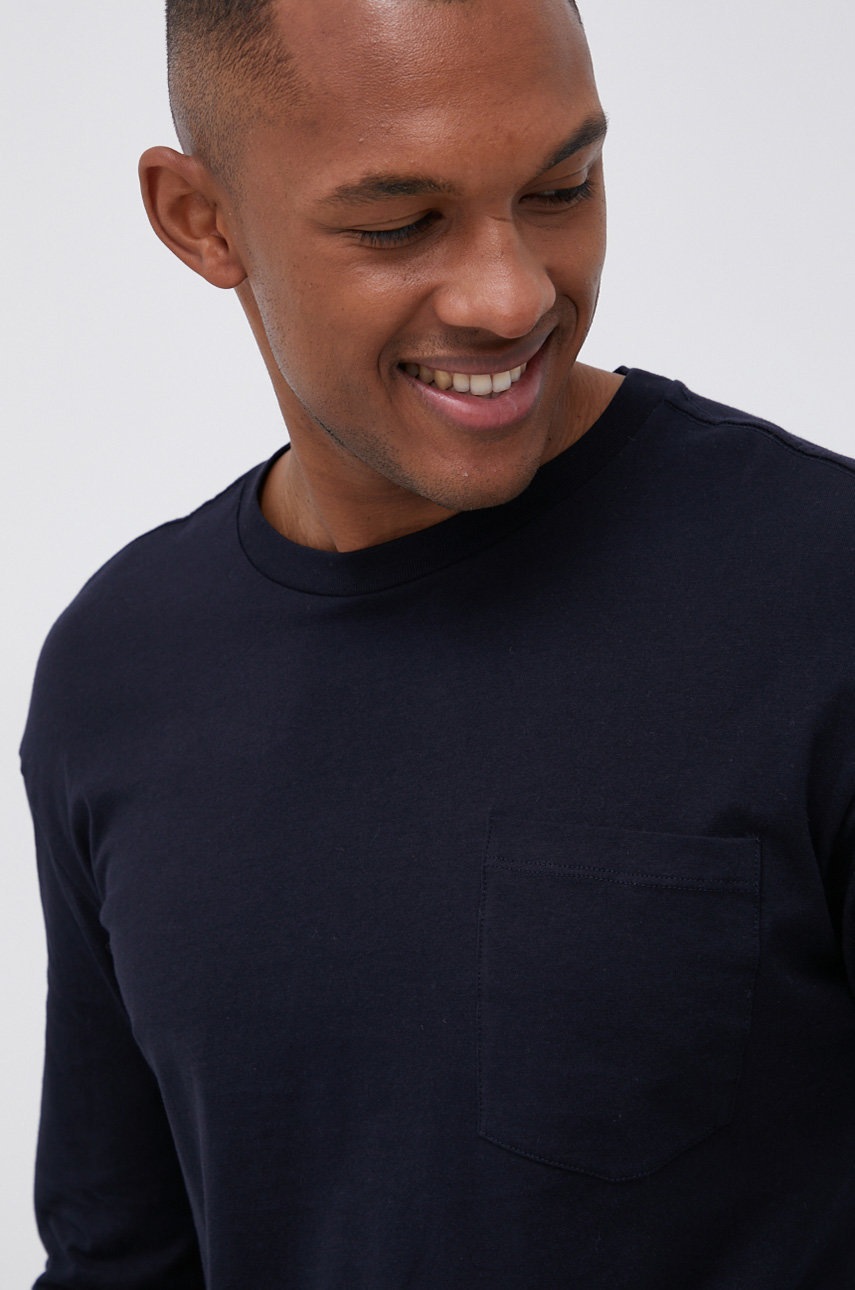 Памучна блуза с дълги ръкави Premium by Jack&Jones в тъмносиньо с изчистен дизайн, Тъмносин
Памучна блуза с дълги ръкави Premium by Jack&Jones в тъмносиньо с изчистен дизайн, Тъмносин