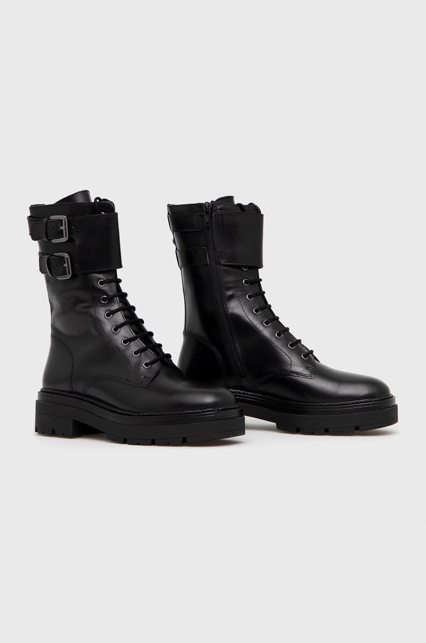 Кожаные полусапоги Aldo Ethaohan женские цвет чёрный на плоском ходу слегка утеплённый
Кожаные полусапоги Aldo Ethaohan женские цвет чёрный на плоском ходу слегка утеплённый