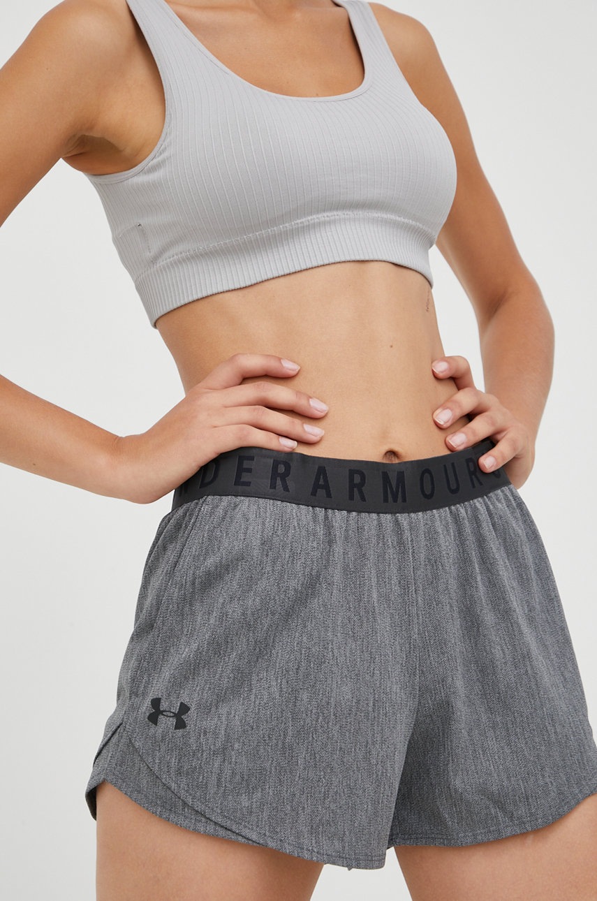 Шорти для тренувань Under Armour Play Up Twist 3.0 жіночі колір сірий однотонні середня посадка
Шорти для тренувань Under Armour Play Up Twist 3.0 жіночі колір сірий однотонні середня посадка