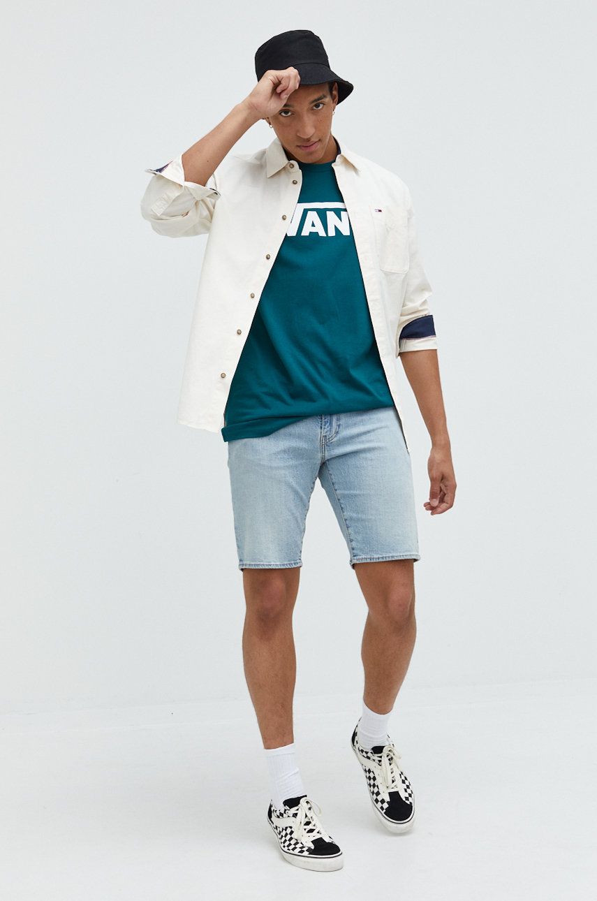 Бавовняна сорочка Tommy Jeans чоловіча колір бежевий relaxed класичний комір
Бавовняна сорочка Tommy Jeans чоловіча колір бежевий relaxed класичний комір