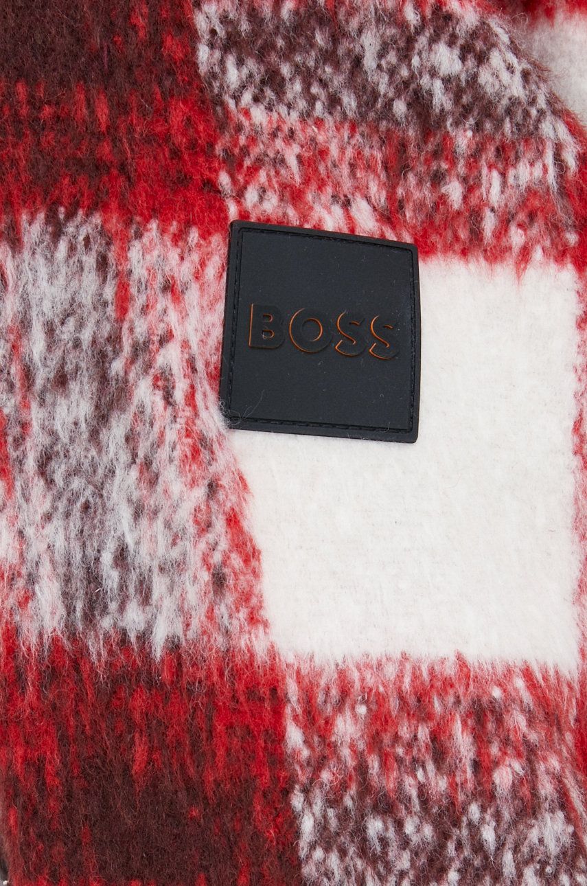 Рубашка с примесью шерсти BOSS Boss Casual мужская цвет красный regular классический воротник
Рубашка с примесью шерсти BOSS Boss Casual мужская цвет красный regular классический воротник
