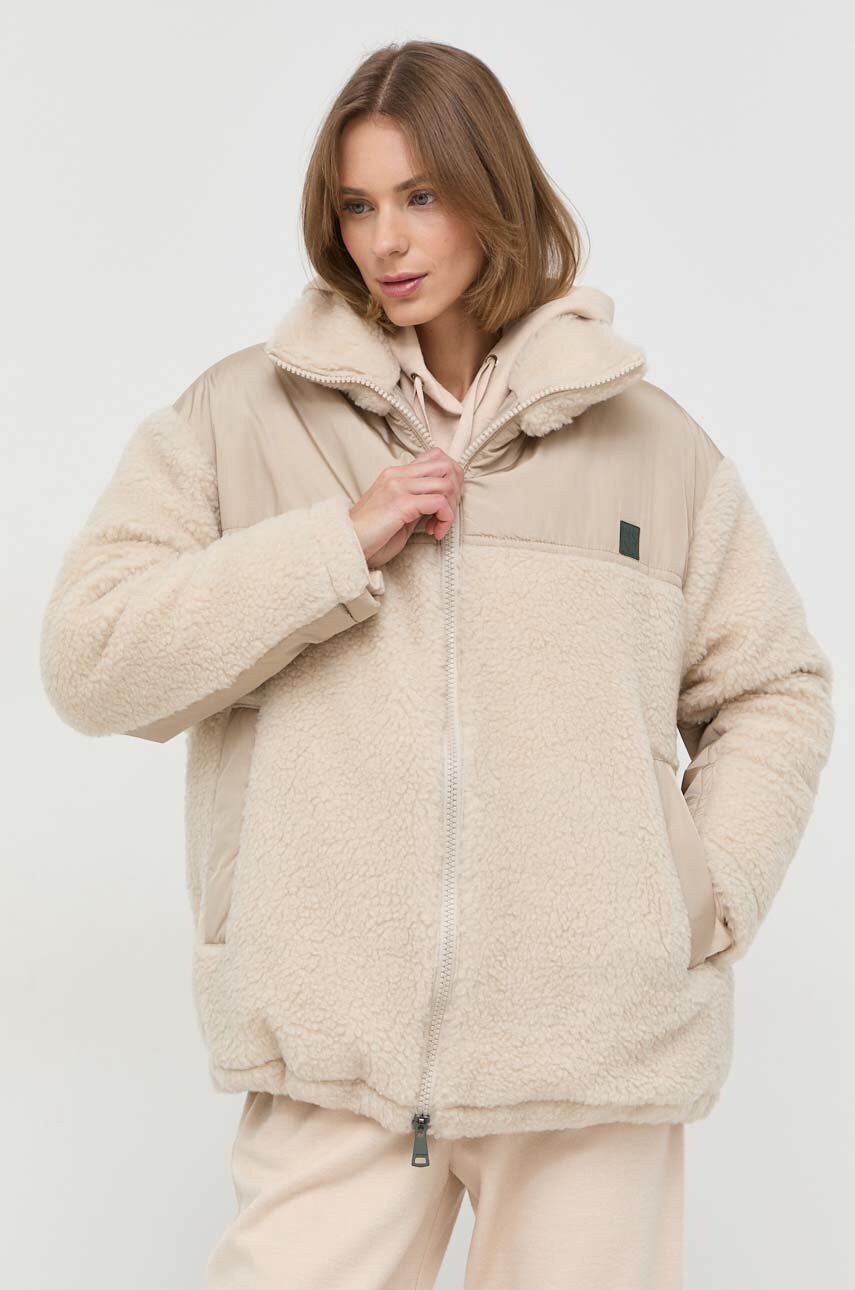 Пухено яке с вълна Weekend Max Mara в бежово със зимна изолация с уголемена кройка, Бежов
Пухено яке с вълна Weekend Max Mara в бежово със зимна изолация с уголемена кройка, Бежов