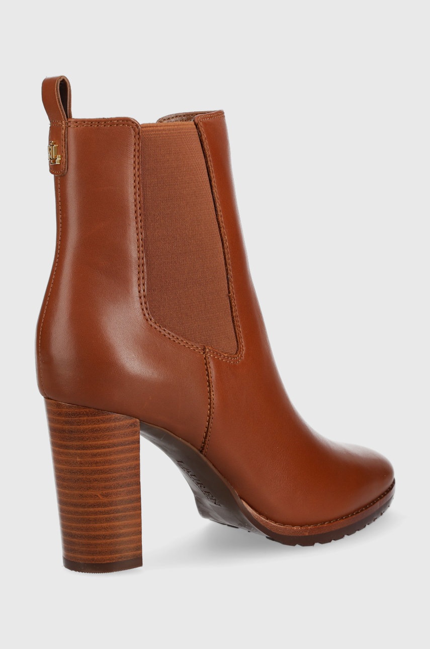 Шкіряні черевики Lauren Ralph Lauren Mylah жіночі колір коричневий каблук блок 802871290001
Шкіряні черевики Lauren Ralph Lauren Mylah жіночі колір коричневий каблук блок 802871290001