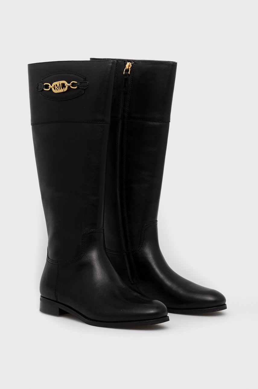 Кожаные сапоги Lauren Ralph Lauren Breana женские цвет чёрный на плоском ходу 802871310002
Кожаные сапоги Lauren Ralph Lauren Breana женские цвет чёрный на плоском ходу 802871310002