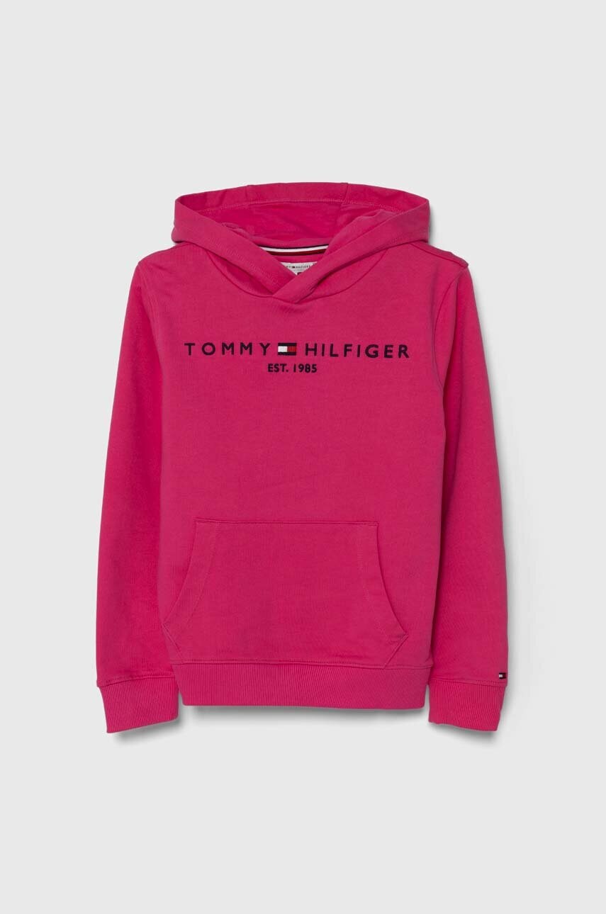 Детская хлопковая кофта Tommy Hilfiger цвет розовый с капюшоном с аппликацией
Детская хлопковая кофта Tommy Hilfiger цвет розовый с капюшоном с аппликацией