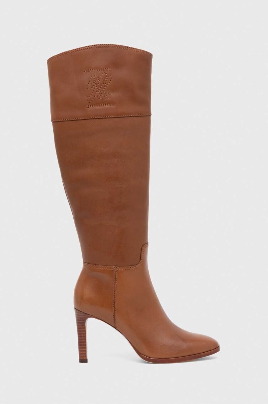 Кожаные сапоги Lauren Ralph Lauren Page женские цвет коричневый каблук кирпичик 802915403003
Кожаные сапоги Lauren Ralph Lauren Page женские цвет коричневый каблук кирпичик 802915403003