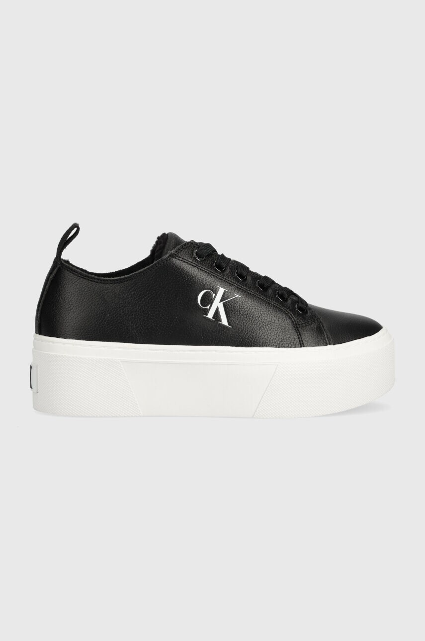 Кожени маратонки Calvin Klein Jeans CUPSOLE FLATFORM LOW WL LTH WN в черно YW0YW01107, Черен
Кожени маратонки Calvin Klein Jeans CUPSOLE FLATFORM LOW WL LTH WN в черно YW0YW01107, Черен