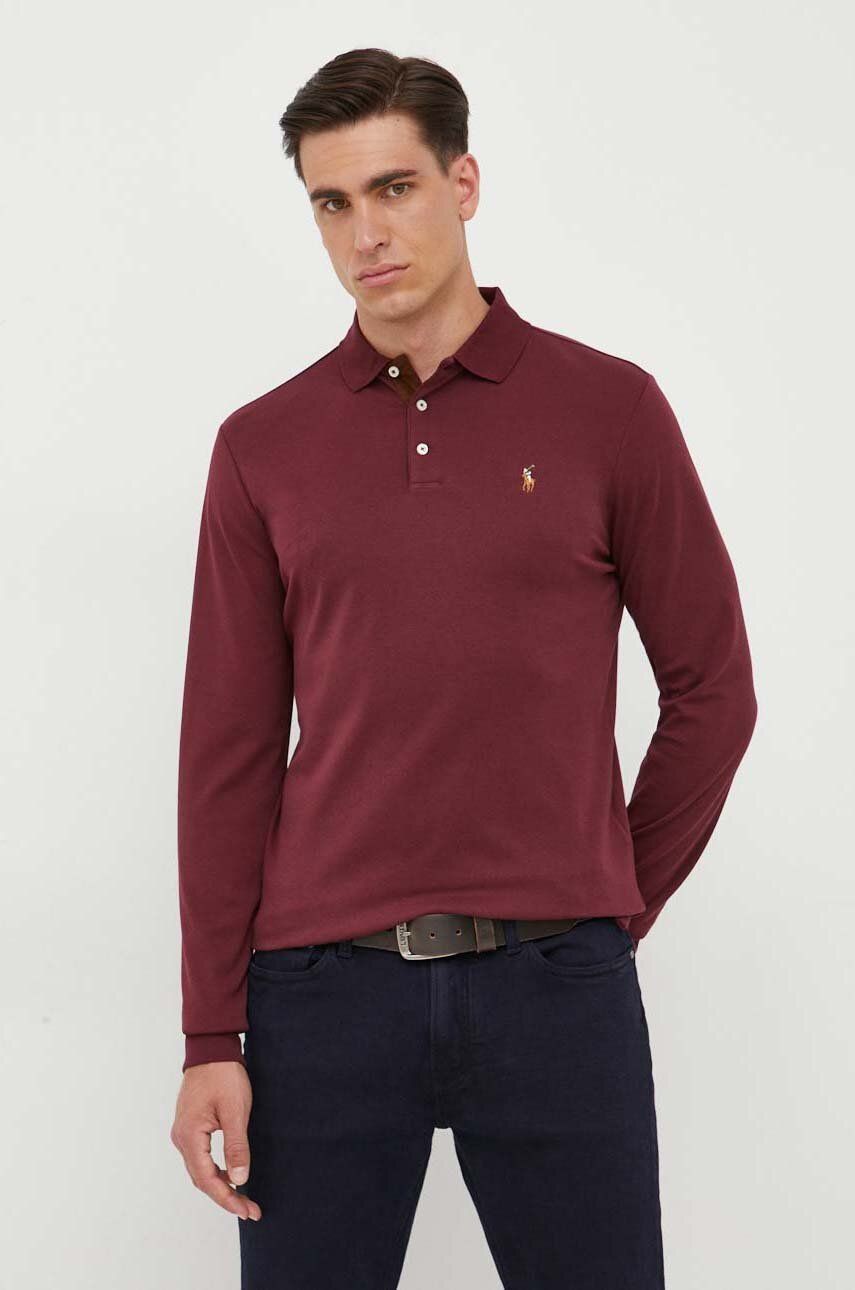 Памучна блуза с дълги ръкави Polo Ralph Lauren в червено с изчистен дизайн, Бордо
Памучна блуза с дълги ръкави Polo Ralph Lauren в червено с изчистен дизайн, Бордо