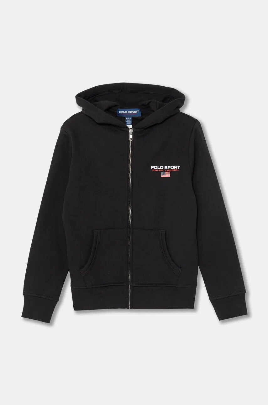 Детски суичър Polo Ralph Lauren в черно с качулка с изчистен дизайн 323962117001, Черен
Детски суичър Polo Ralph Lauren в черно с качулка с изчистен дизайн 323962117001, Черен