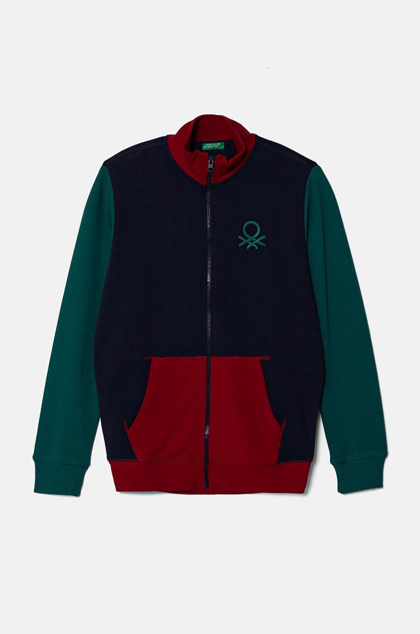 Детски памучен суичър United Colors of Benetton в тъмносиньо с десен 3J68C501B, Тъмносин
Детски памучен суичър United Colors of Benetton в тъмносиньо с десен 3J68C501B, Тъмносин