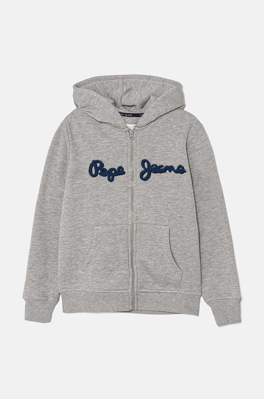 Детски суичър Pepe Jeans NEW LAMONTY ZIP в сиво с качулка с меланжов десен PB581612, Сив
Детски суичър Pepe Jeans NEW LAMONTY ZIP в сиво с качулка с меланжов десен PB581612, Сив