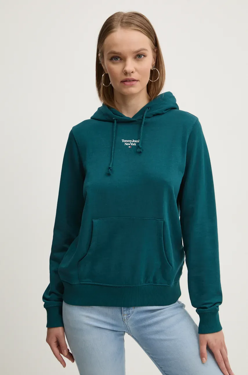 Суичър Tommy Jeans в тюркоазено с качулка с изчистен дизайн DW0DW19712, Тюркоазен
Суичър Tommy Jeans в тюркоазено с качулка с изчистен дизайн DW0DW19712, Тюркоазен