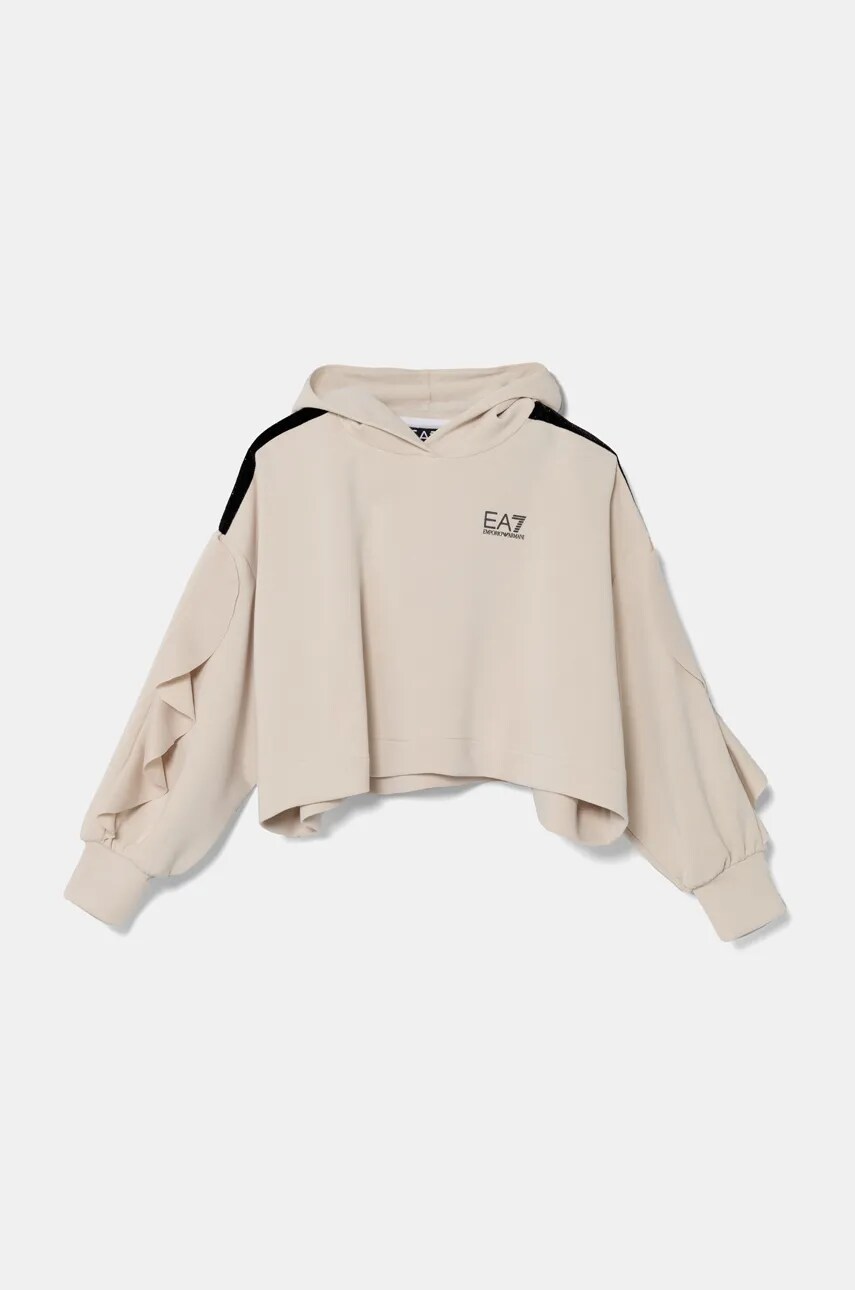 Детски суичър EA7 Emporio Armani в бежово с качулка с апликация 6DFM08 FJZBZ, Бежов
Детски суичър EA7 Emporio Armani в бежово с качулка с апликация 6DFM08 FJZBZ, Бежов