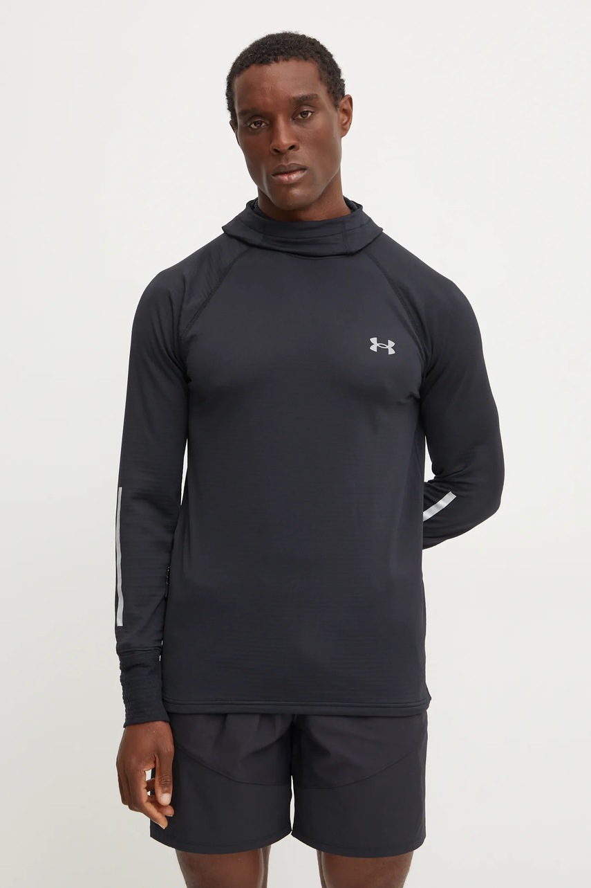 Суичър за джогинг Under Armour Launch Elite в черно с качулка с изчистен дизайн 1386675, Черен
Суичър за джогинг Under Armour Launch Elite в черно с качулка с изчистен дизайн 1386675, Черен