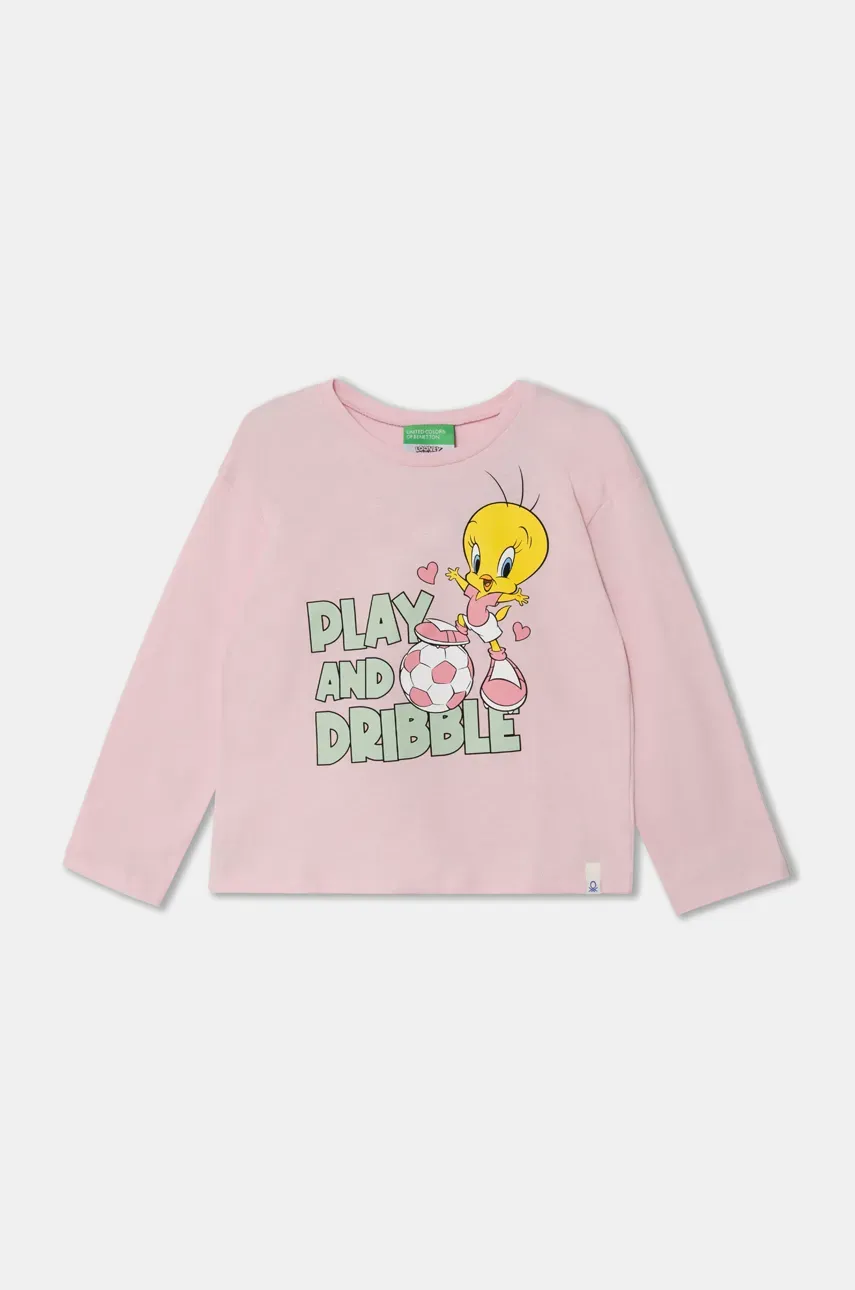 Детска блуза с дълги ръкави United Colors of Benetton x Looney Tunes в розово 3ATNG10HG, Розов
Детска блуза с дълги ръкави United Colors of Benetton x Looney Tunes в розово 3ATNG10HG, Розов