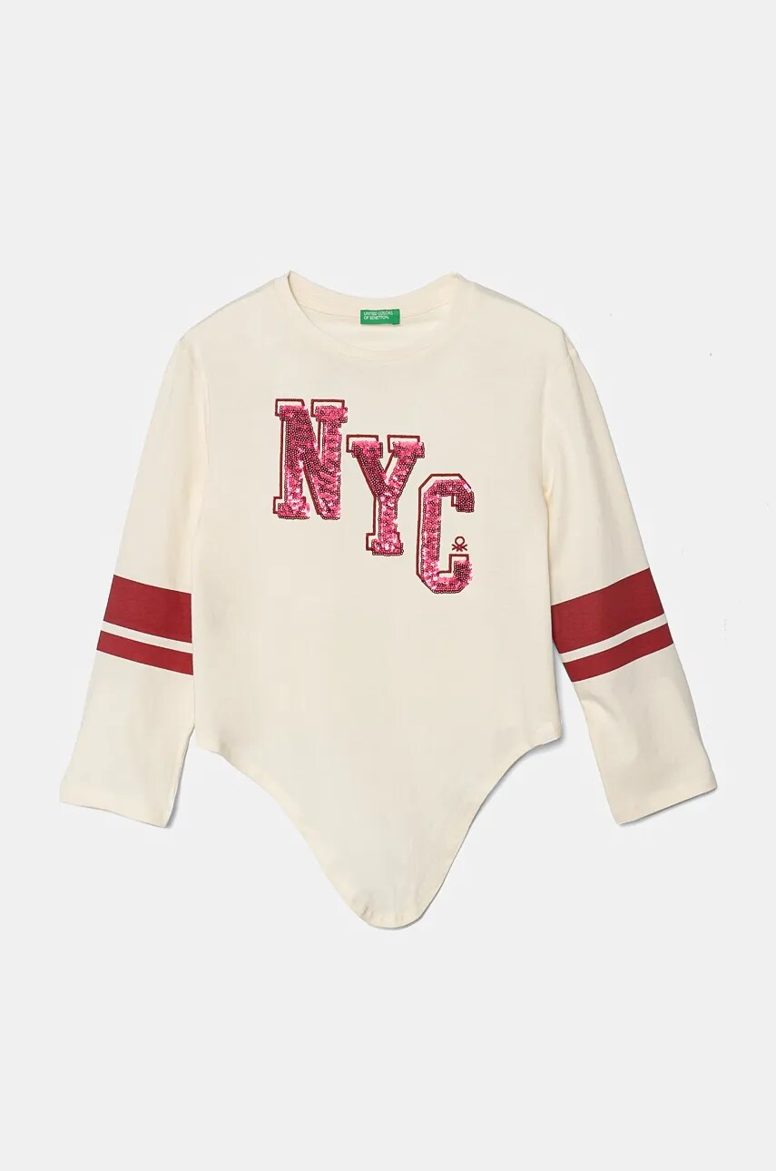 Детска блуза с дълги ръкави United Colors of Benetton в бежово 3I1XC10JD, Бежов
Детска блуза с дълги ръкави United Colors of Benetton в бежово 3I1XC10JD, Бежов