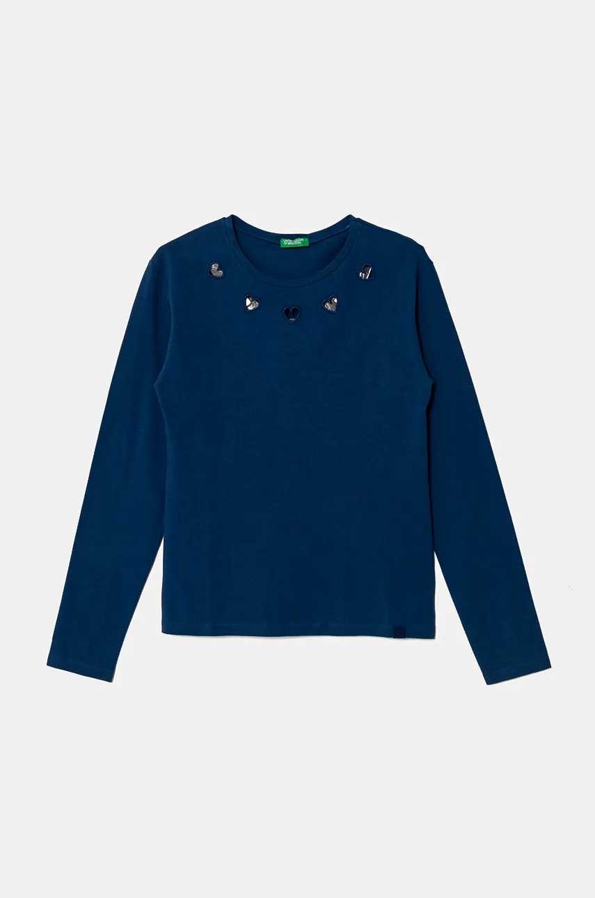 Детска блуза с дълги ръкави United Colors of Benetton в тъмносиньо 3P4ZC10JE, Тъмносин
Детска блуза с дълги ръкави United Colors of Benetton в тъмносиньо 3P4ZC10JE, Тъмносин