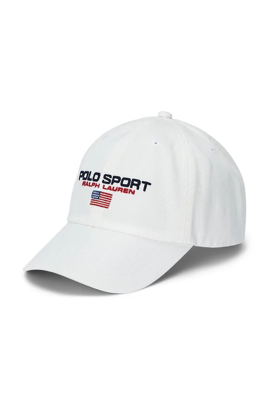 Детска памучна шапка с козирка Polo Ralph Lauren в бяло с апликация 323940059005, Бял
Детска памучна шапка с козирка Polo Ralph Lauren в бяло с апликация 323940059005, Бял