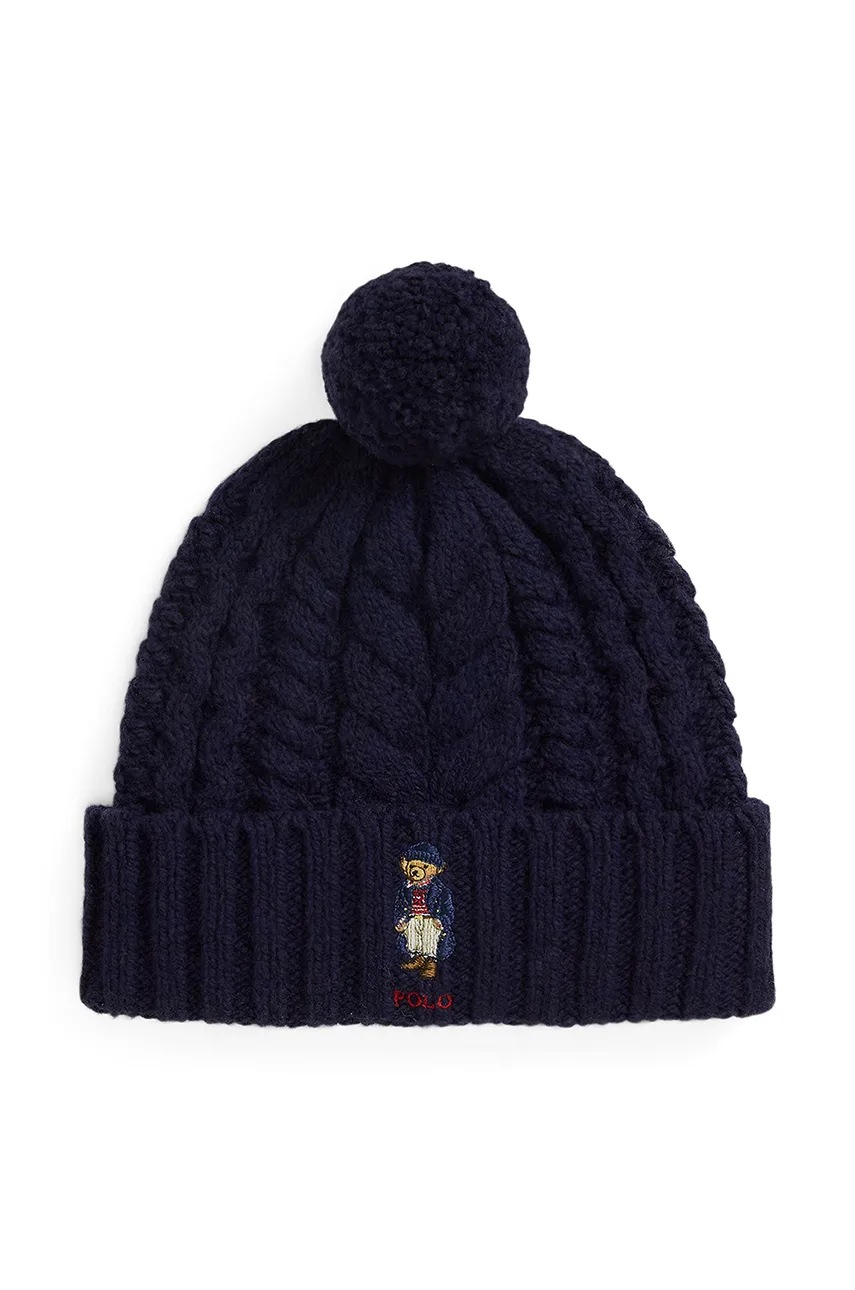 Вълнена шапка Polo Ralph Lauren в тъмносиньо от плътен трикотаж от вълна 455961991, Тъмносин
Вълнена шапка Polo Ralph Lauren в тъмносиньо от плътен трикотаж от вълна 455961991, Тъмносин