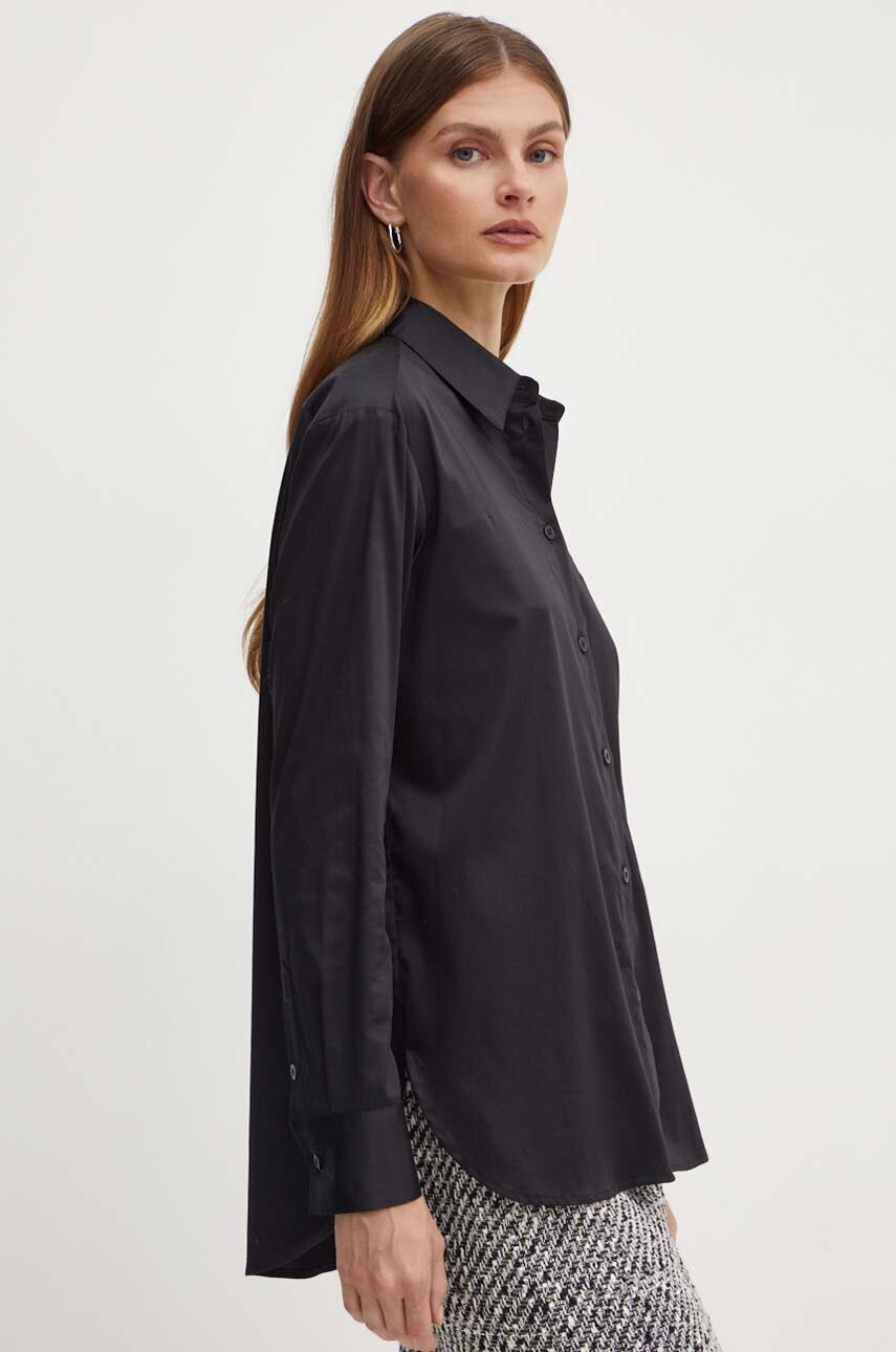 Риза Guess CELESTE дамска в черно със свободна кройка с класическа яка W4YH58 WGDJ1, Черен
Риза Guess CELESTE дамска в черно със свободна кройка с класическа яка W4YH58 WGDJ1, Черен