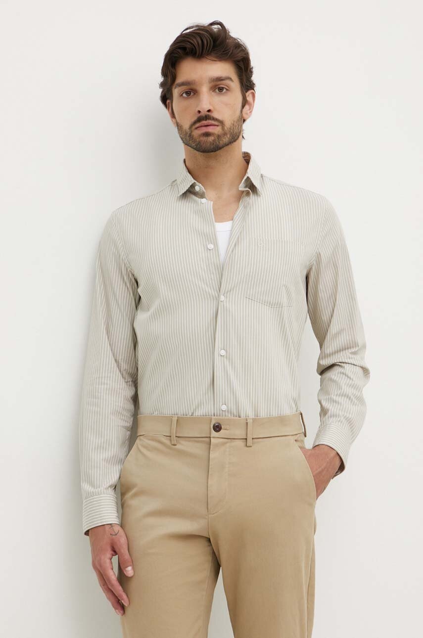 Риза Calvin Klein мъжка в бежово със стандартна кройка с класическа яка K10K113491, Бежов
Риза Calvin Klein мъжка в бежово със стандартна кройка с класическа яка K10K113491, Бежов
