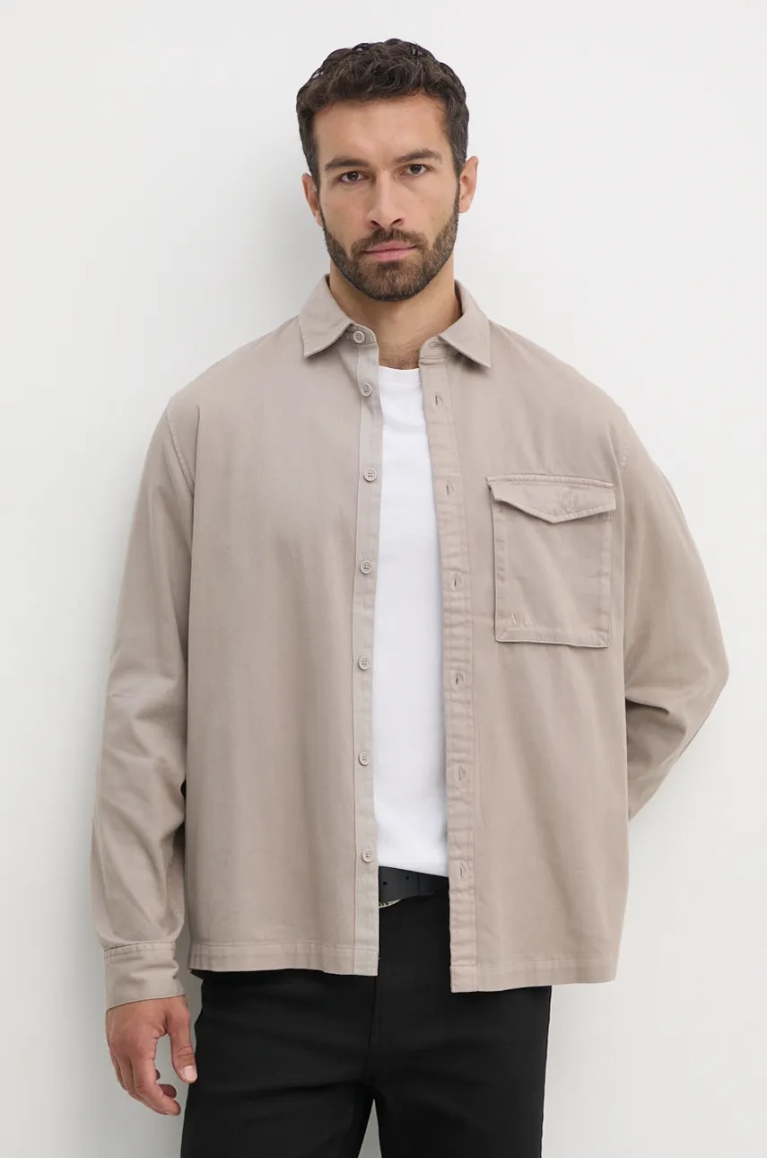 Риза Armani Exchange мъжка в бежово със свободна кройка с класическа яка 6DZC07 ZN5EZ, Бежов
Риза Armani Exchange мъжка в бежово със свободна кройка с класическа яка 6DZC07 ZN5EZ, Бежов