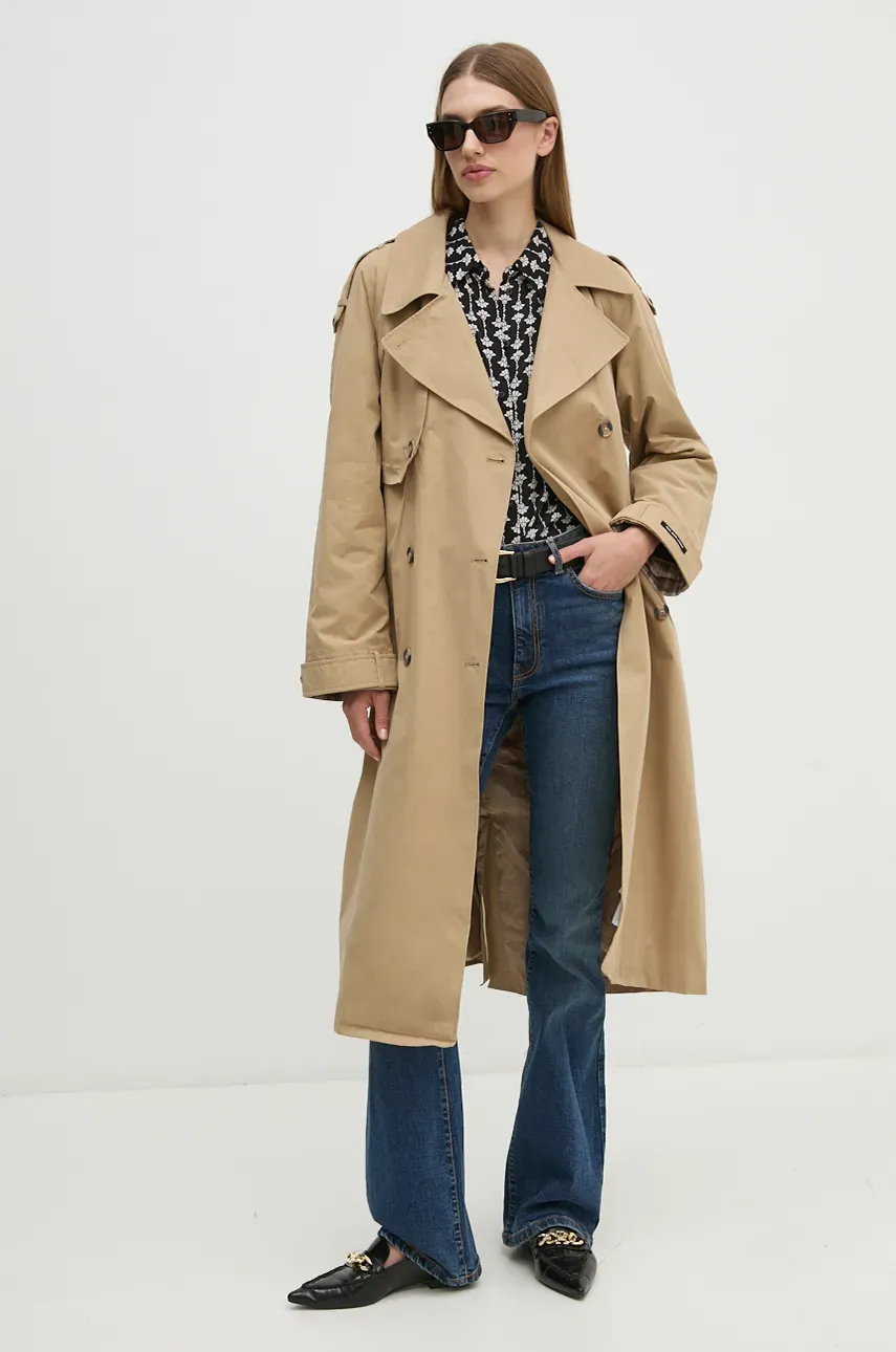 Шлифер Pepe Jeans BIANCA дамски в бежово преходен модел с уголемена кройка PL402446, Бежов
Шлифер Pepe Jeans BIANCA дамски в бежово преходен модел с уголемена кройка PL402446, Бежов