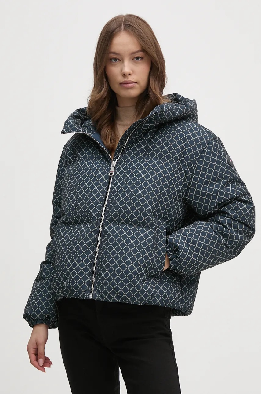 Пухено яке Tommy Hilfiger в тъмносиньо зимен модел с уголемена кройка WW0WW43524, Тъмносин
Пухено яке Tommy Hilfiger в тъмносиньо зимен модел с уголемена кройка WW0WW43524, Тъмносин