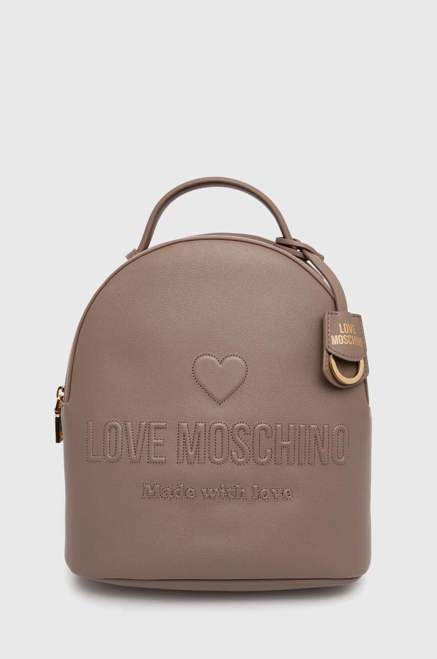 Кожена раница Love Moschino в бежово малък размер с изчистен дизайн JC4116PP1LL1000A, Бежов
Кожена раница Love Moschino в бежово малък размер с изчистен дизайн JC4116PP1LL1000A, Бежов