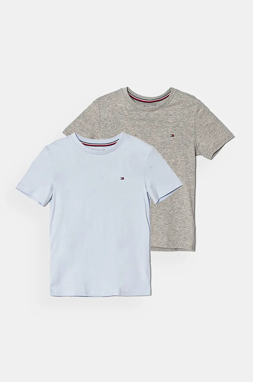 Детска памучна тениска Tommy Hilfiger (2 броя) в синьо с изчистен дизайн UB0UB00310, Син
Детска памучна тениска Tommy Hilfiger (2 броя) в синьо с изчистен дизайн UB0UB00310, Син