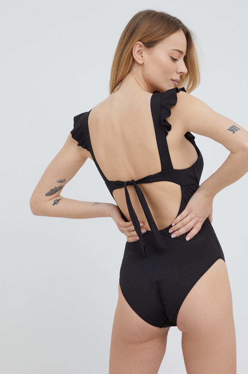 Суцільний купальник women'secret Perfect Fit Summer колір чорний злегка ущільнена чашечка
Суцільний купальник women'secret Perfect Fit Summer колір чорний злегка ущільнена чашечка
