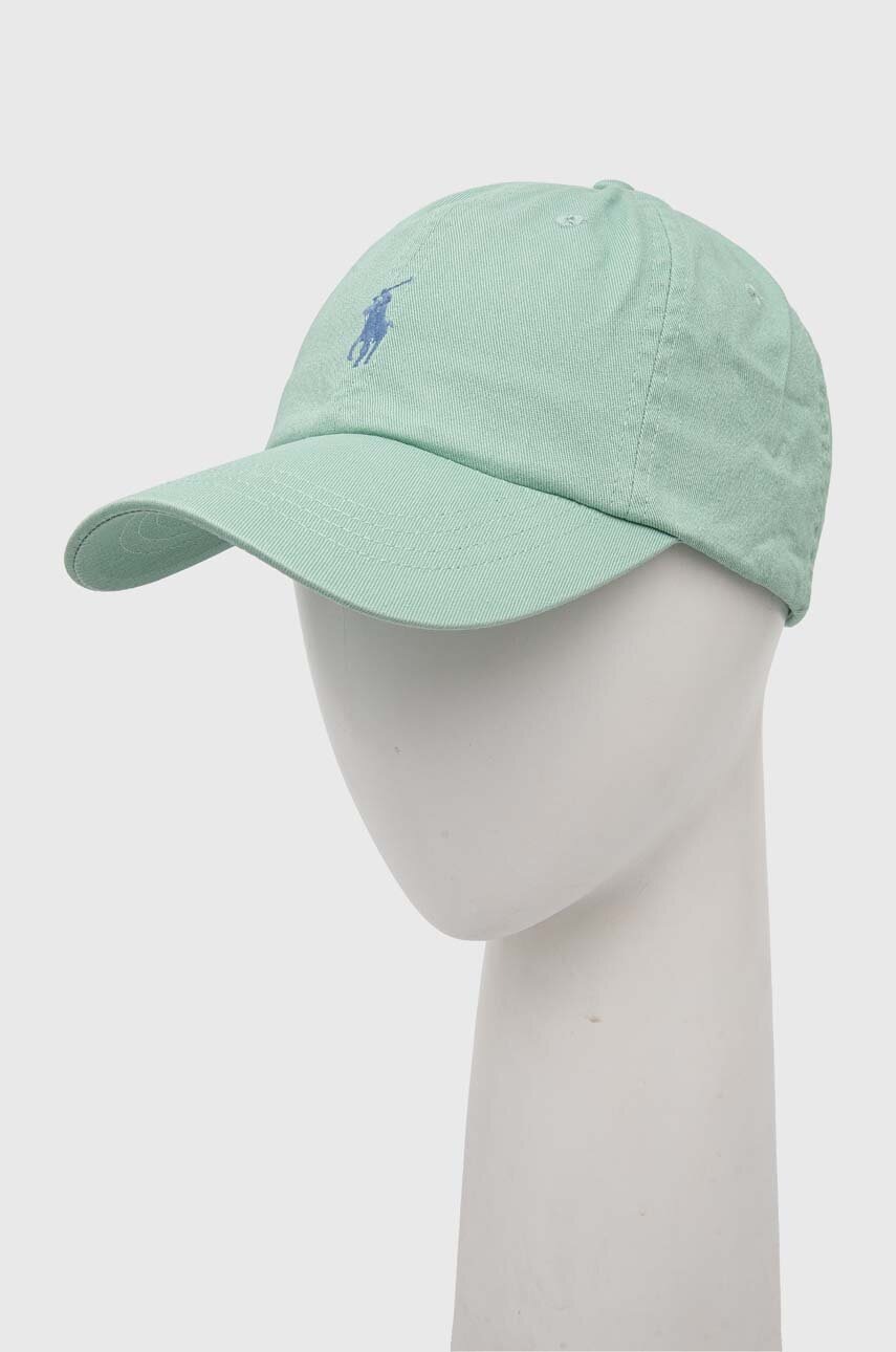 Памучна шапка с козирка Polo Ralph Lauren в жълто с изчистен дизайн 211912843, Зелен
Памучна шапка с козирка Polo Ralph Lauren в жълто с изчистен дизайн 211912843, Зелен