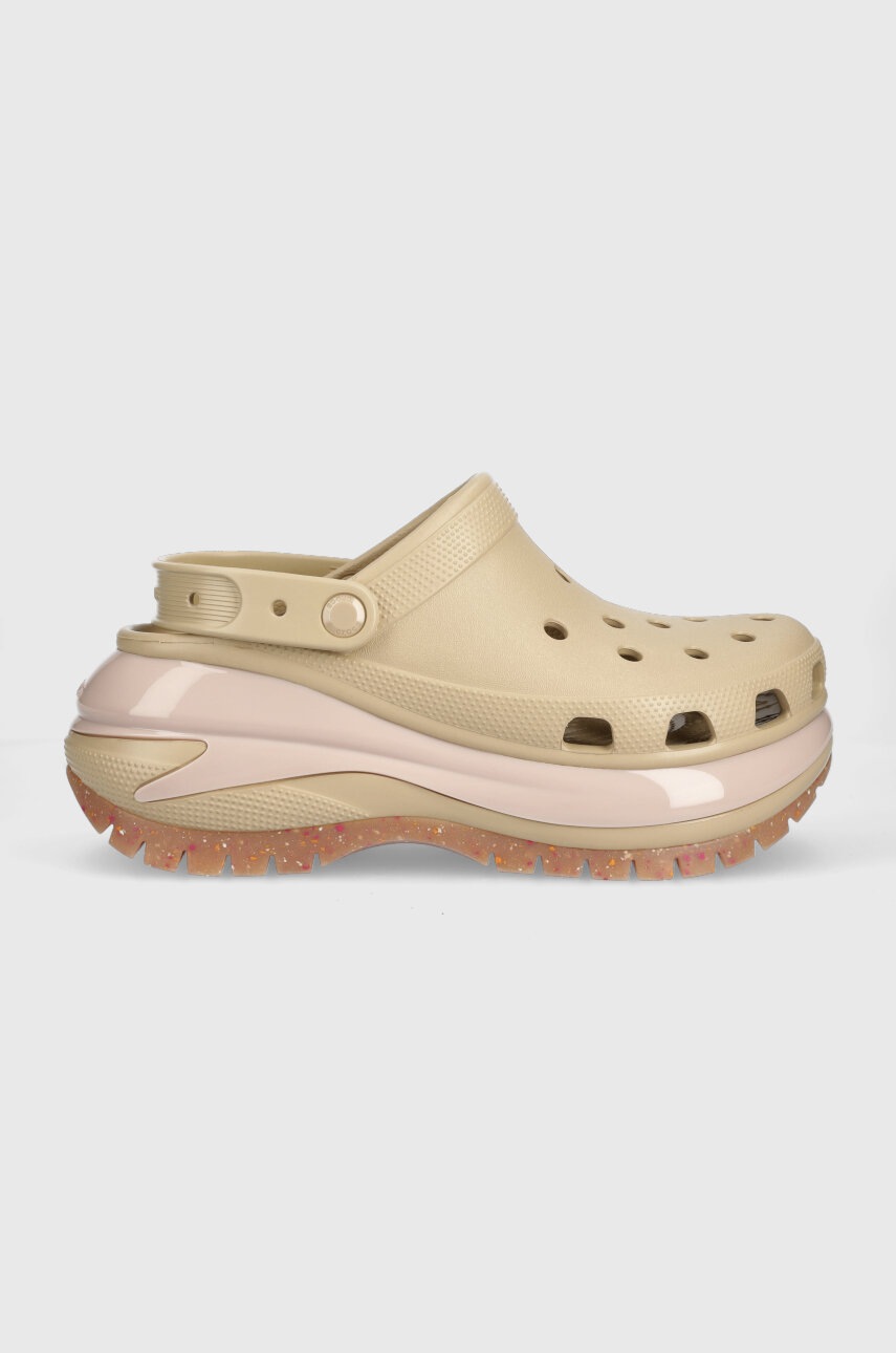 Шлепанцы Crocs Classic Mega Crush Clog женские цвет бежевый на платформе 207988
Шлепанцы Crocs Classic Mega Crush Clog женские цвет бежевый на платформе 207988