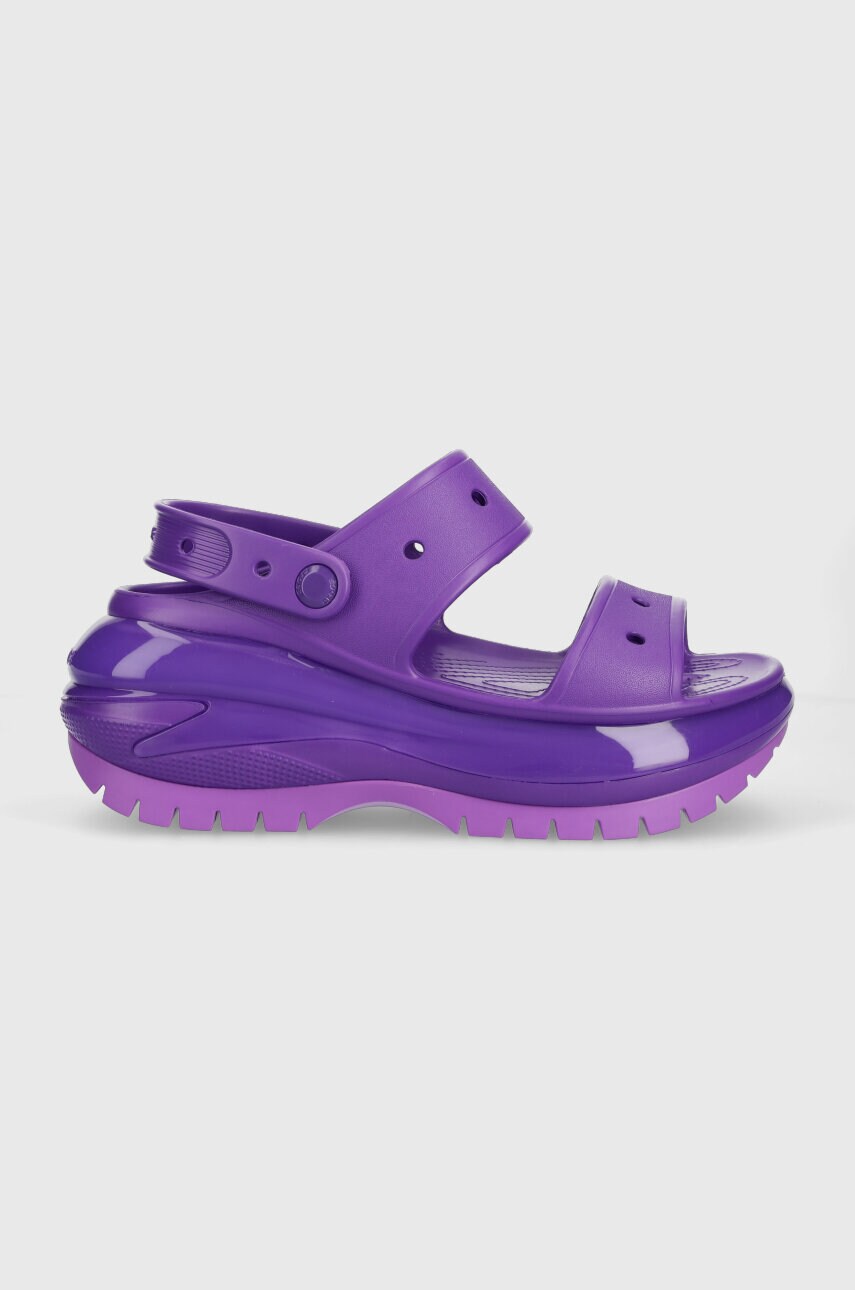 Шльопанці Crocs Classic Mega Crush Sandal жіночі колір фіолетовий на платформі 207989
Шльопанці Crocs Classic Mega Crush Sandal жіночі колір фіолетовий на платформі 207989