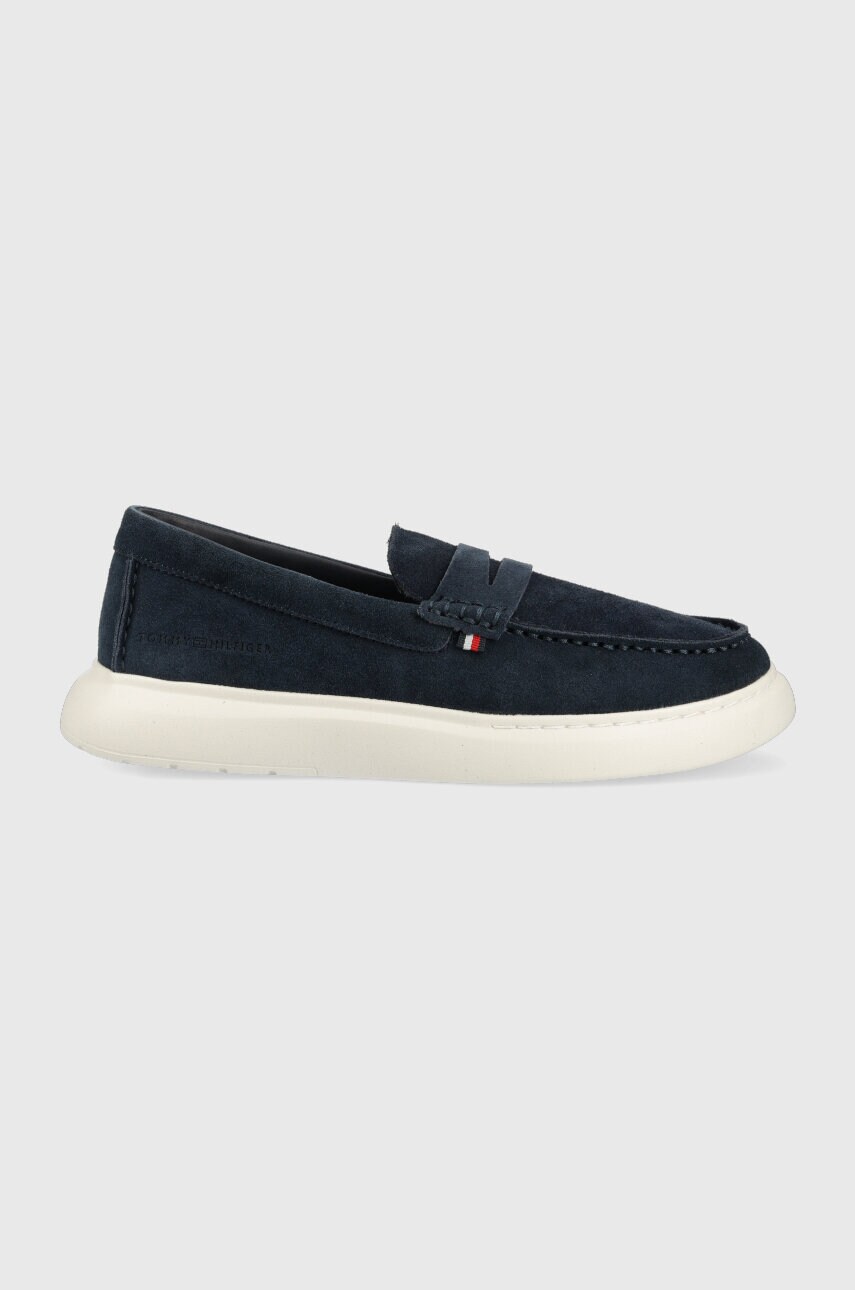 Замшеві мокасини Tommy Hilfiger TOMMY HILFIGER HYBRID LOAFER чоловічі колір синій FM0FM04440
Замшеві мокасини Tommy Hilfiger TOMMY HILFIGER HYBRID LOAFER чоловічі колір синій FM0FM04440