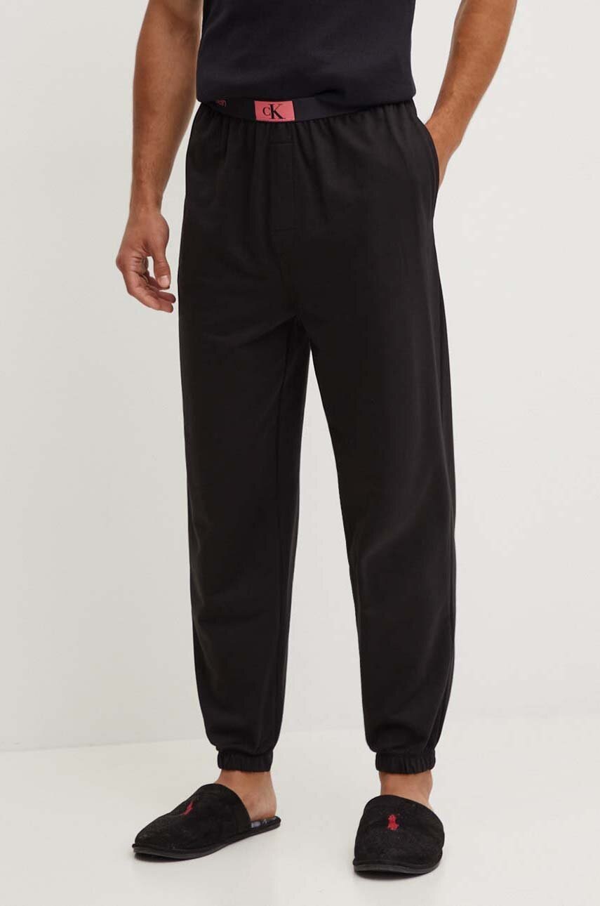 Памучно долнище на пижама Calvin Klein Underwear в черно с изчистен дизайн 000NM2393E, Черен
Памучно долнище на пижама Calvin Klein Underwear в черно с изчистен дизайн 000NM2393E, Черен
