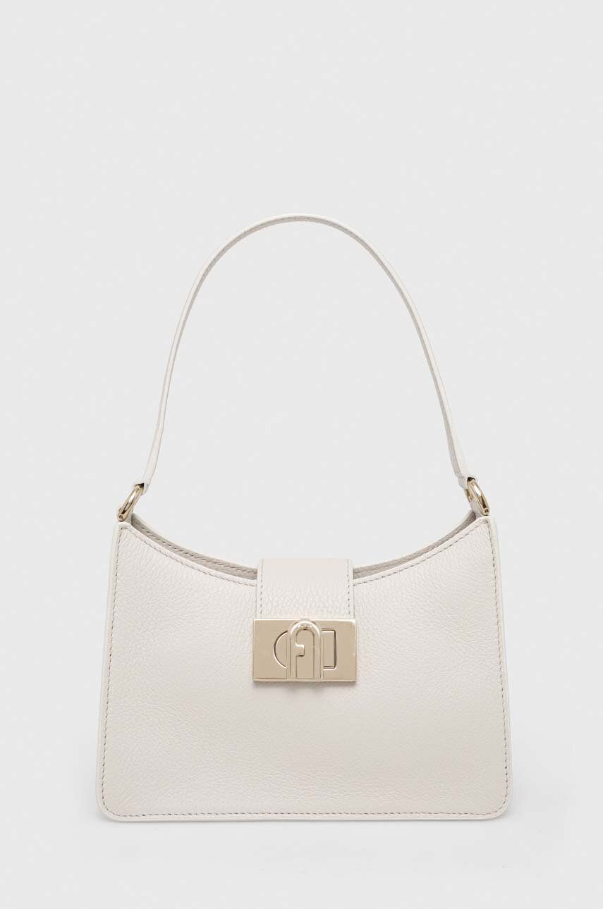 

Кожаная сумочка Furla 1927 цвет серый