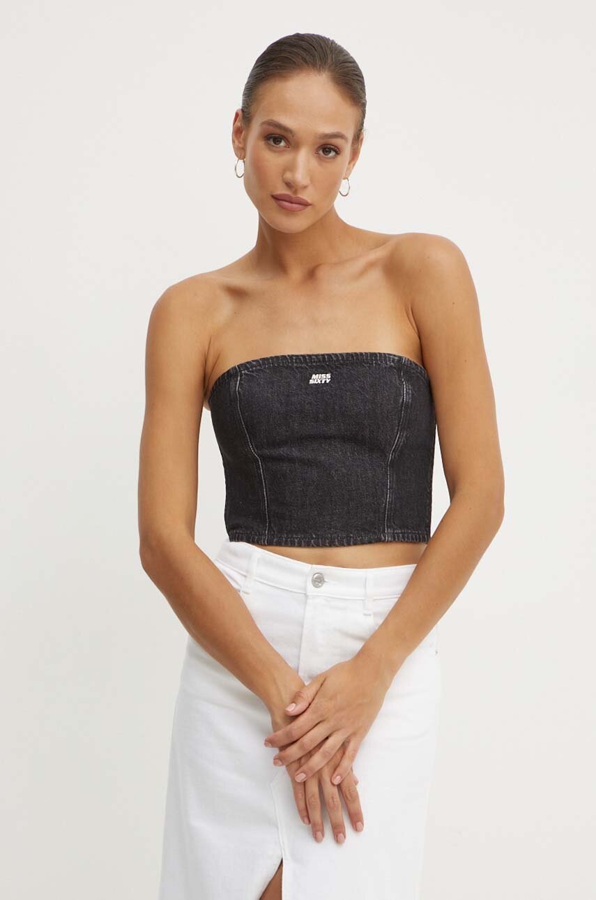 Дънков топ Miss Sixty XJ4430 DENIM STRAPLESS YOU в сиво с голи рамене 6L2XJ4430000, Сив
Дънков топ Miss Sixty XJ4430 DENIM STRAPLESS YOU в сиво с голи рамене 6L2XJ4430000, Сив