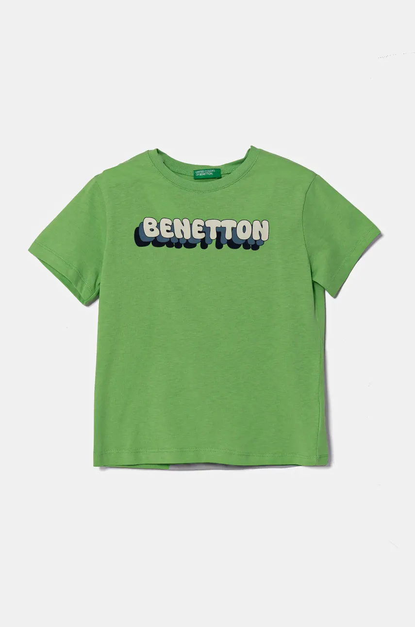 Детска памучна тениска United Colors of Benetton в зелено с принт 3I1XG10HT, Зелен
Детска памучна тениска United Colors of Benetton в зелено с принт 3I1XG10HT, Зелен