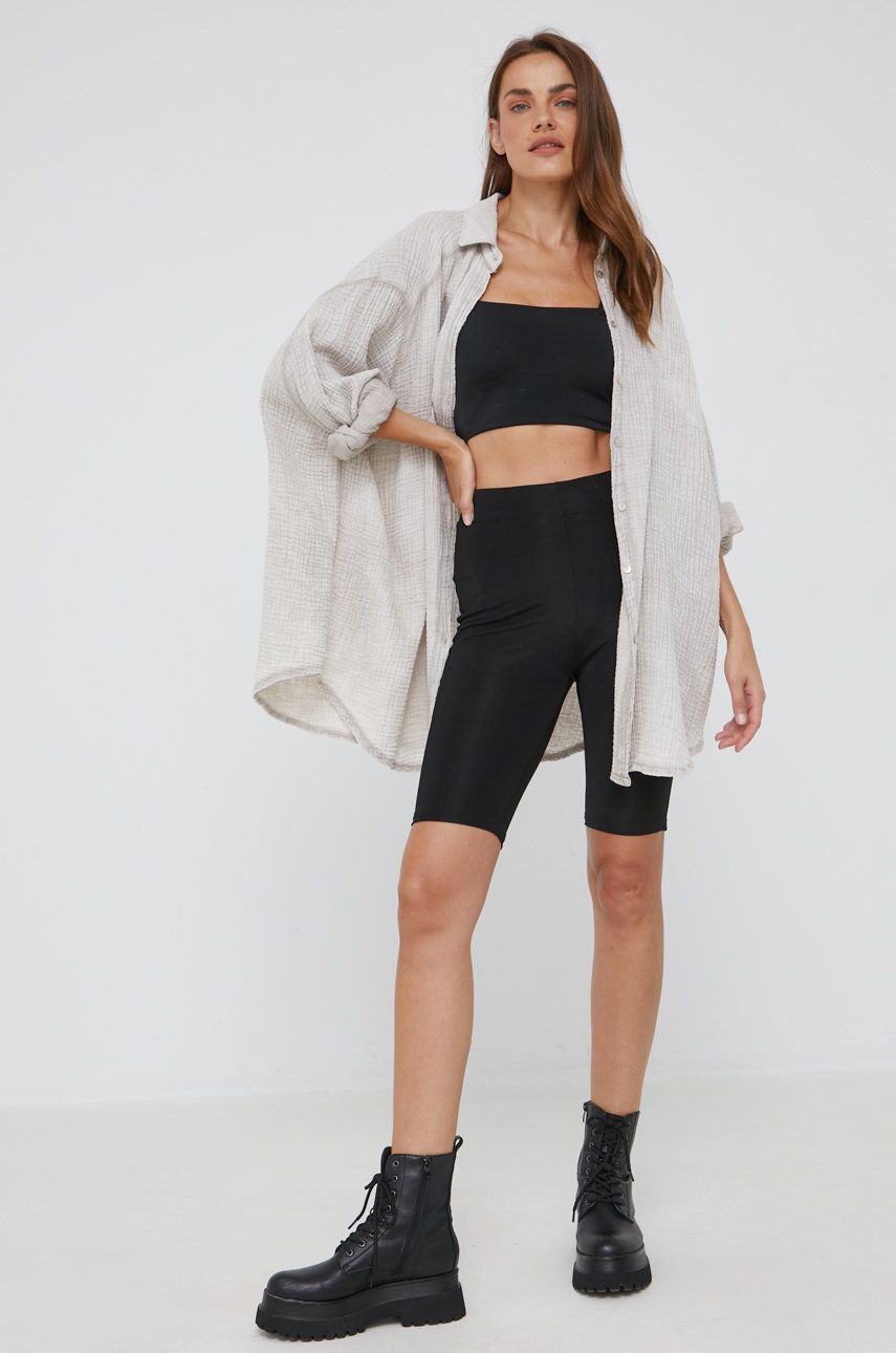 Хлопковая рубашка Answear Lab женская цвет бежевый relaxed классический воротник
Хлопковая рубашка Answear Lab женская цвет бежевый relaxed классический воротник