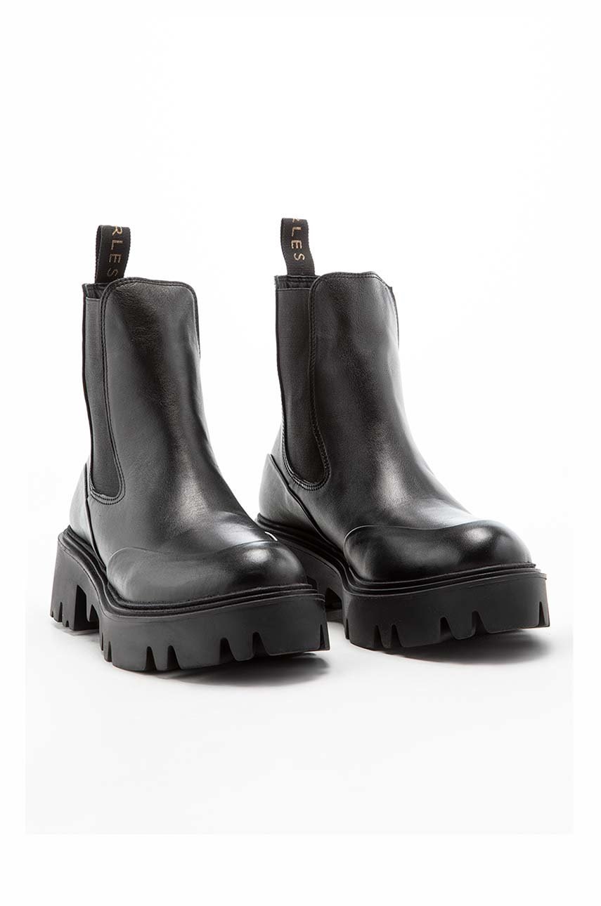 Шкіряні черевики Charles Footwear Sophia жіночі колір чорний на платформі злегка утеплена
Шкіряні черевики Charles Footwear Sophia жіночі колір чорний на платформі злегка утеплена