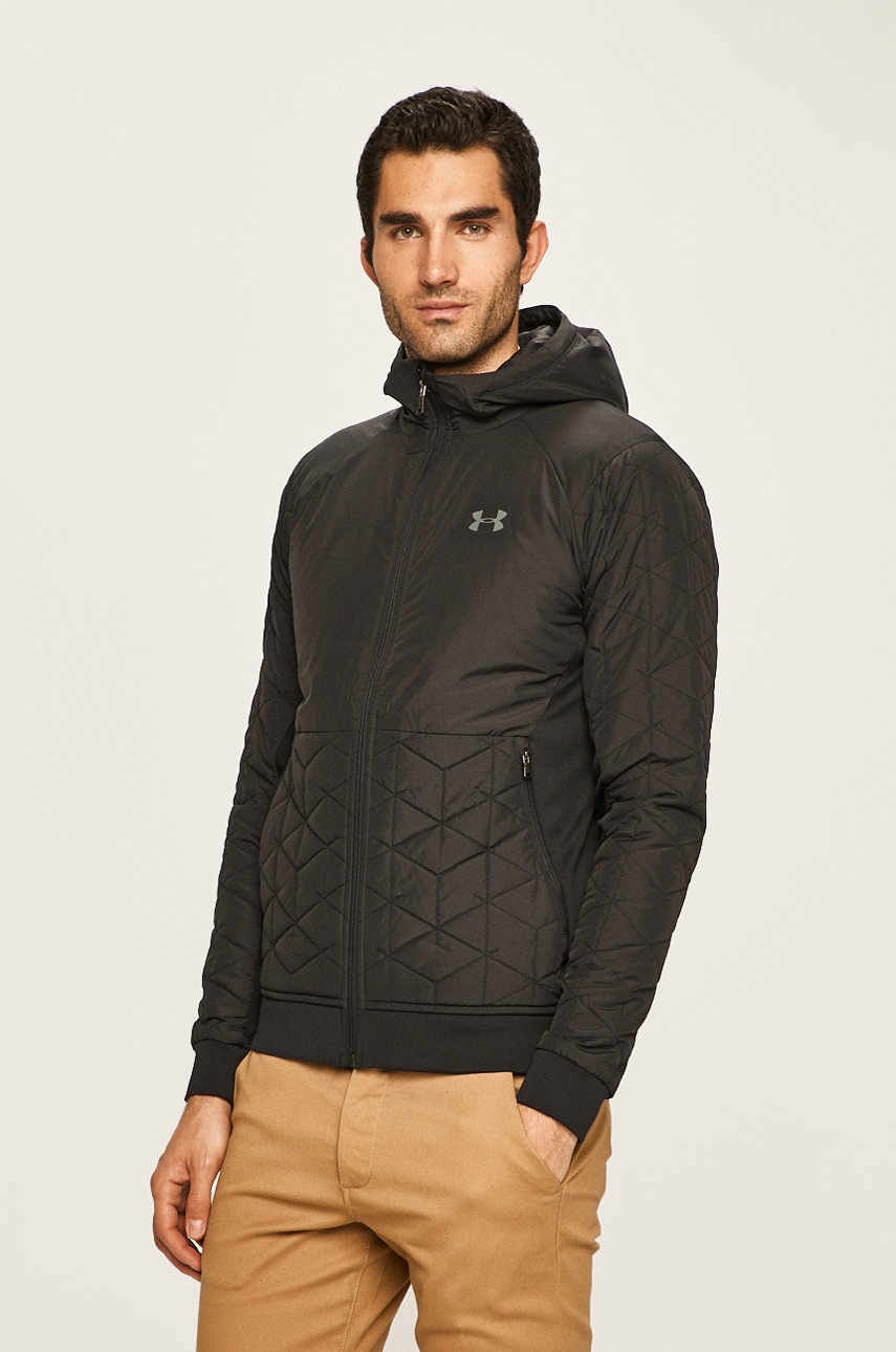 Under Armour Rövid kabát | ANSWEAR.hu Under Armour, Coldgear Reactor enyhén bélelt dzseki, Fekete