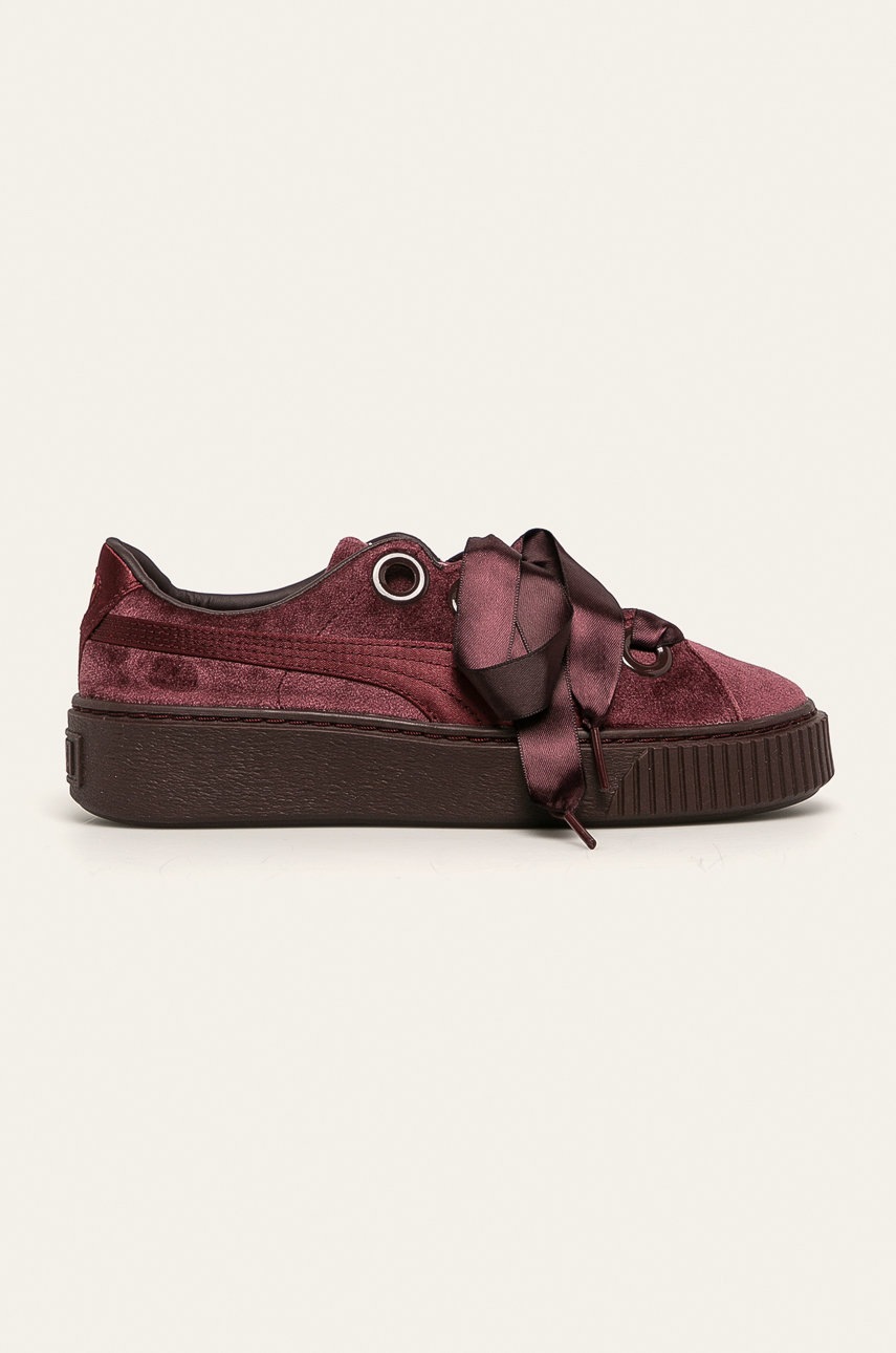 puma platform kiss velvet