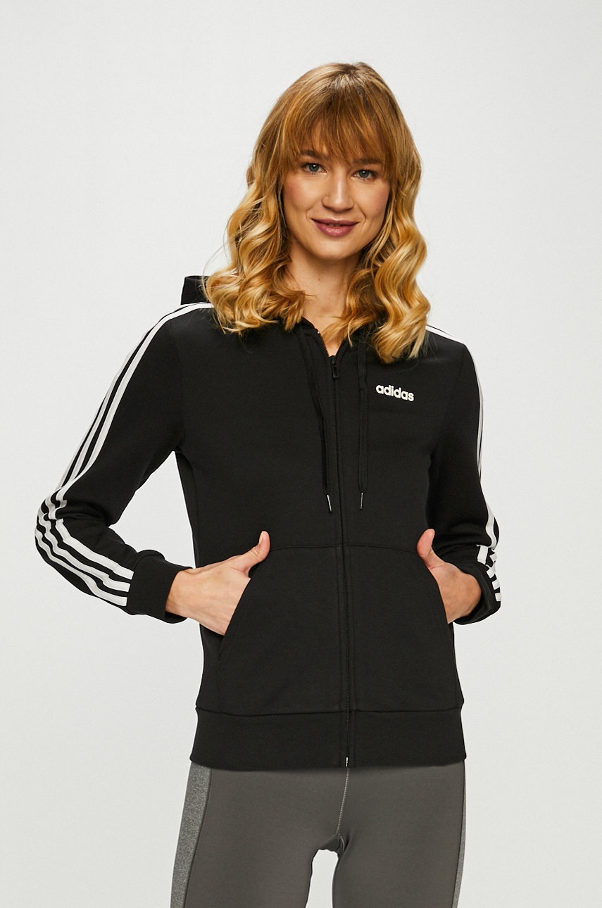 Adidas Fall Winter 19/20 essentials 3-stripes sweatshirt in black - DP2419