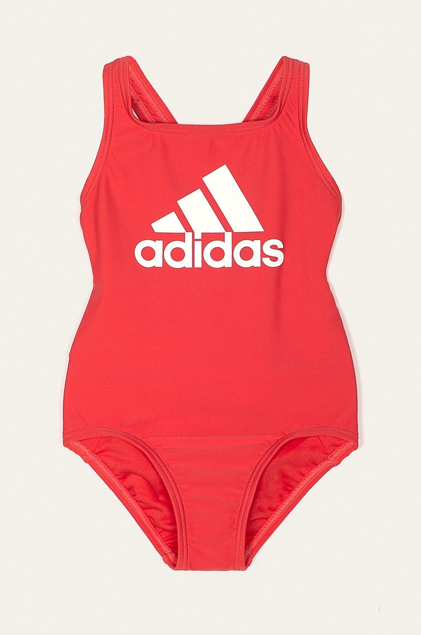 Adidas Performance Costum De Baie Copii 92 170 Cm Culoare Rosu